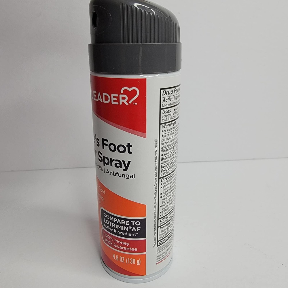 Athlete's Foot Powder Spray Antifungal LEADER 4.6oz EXP 10/21